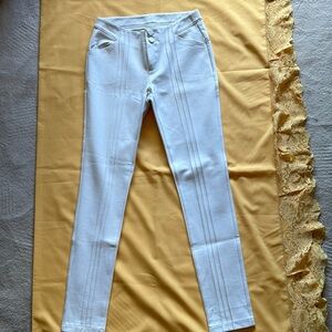 Azi stretch leggings size 5 eggshell/ ivory color